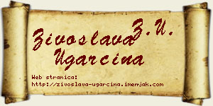 Živoslava Ugarčina vizit kartica